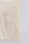 BASERANGE camisole top TOART-CG-AU23 UNDYED PB2